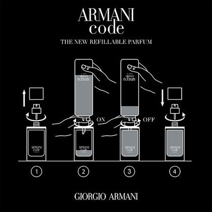 Armani Code Eau De Parfum 150ml Refill
