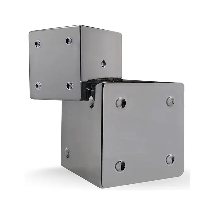 Metal bracket on a white background