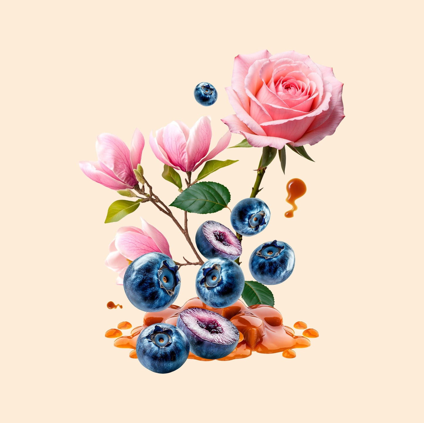 Coup De Coeur Rose & Blueberry Body Mist 200ml