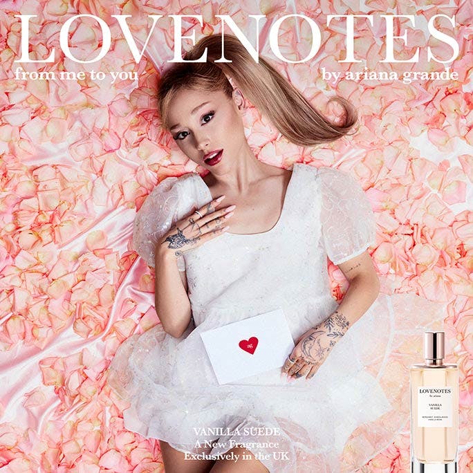Ariana Grande Lovenotes Vanilla Suede Eau De Parfum 125ml