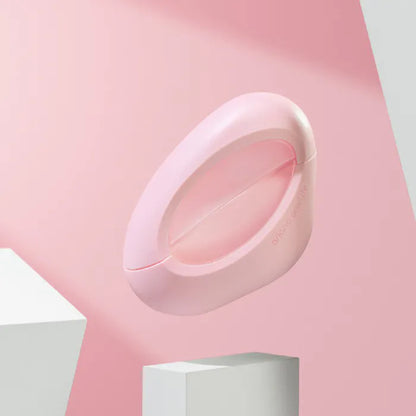 Pink bottle on a pink background