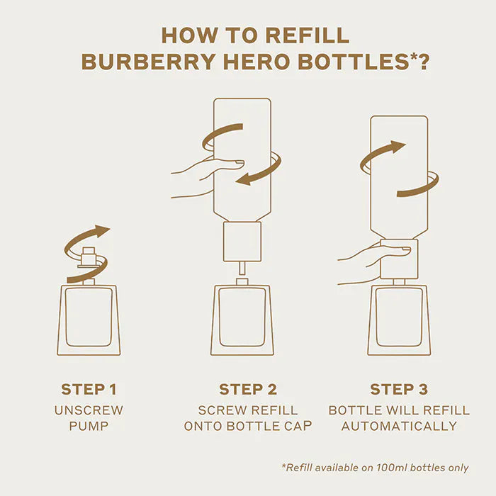 Burberry Hero EDT 200ml Refill