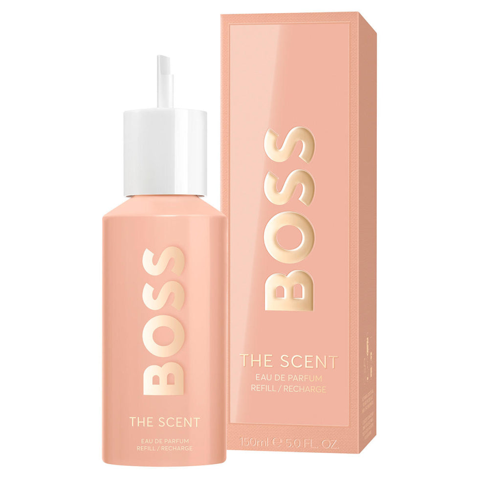 The Scent eau de parfum bottle and packaging on a white background